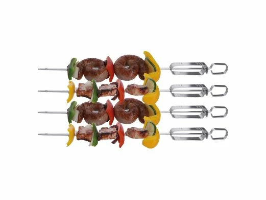 WEIS Grillspieße Mit Abstreifer 4er Set 35 Cm 3 WEIS Grillspieße Mit Abstreifer 4er Set 35 Cm