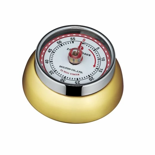 ZASSENHAUS Küchentimer Speed In Messing 3 ZASSENHAUS Küchentimer Speed In Messing