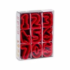 STÄDTER Ausstechformen Set Zahlen 9 Stück